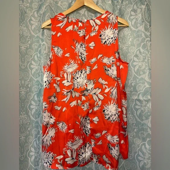 Daniel Rainn Orange Sleeveless Tank Top - Picture 2 of 6